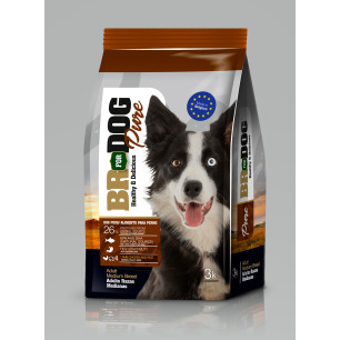 BR FOR DOG ADUL RAZA MEDIANAS 3 kg