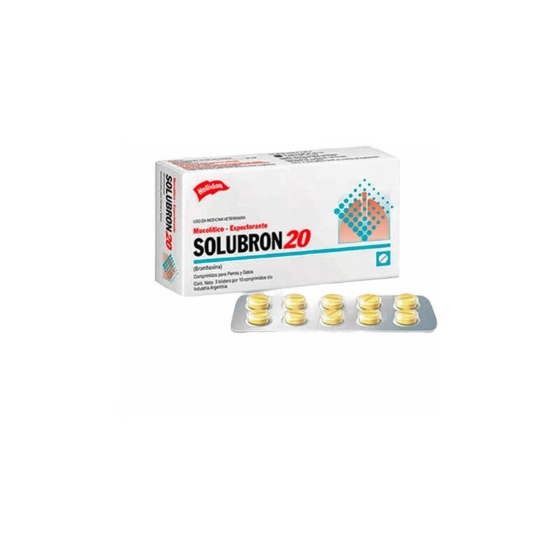 SOLUBRON 20 MG 30 COMPRIMIDOS Holliday x 30
