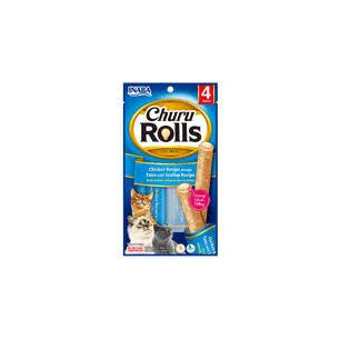 SNACK INABA CAT ROLLS 4P ATUN X 40 gr