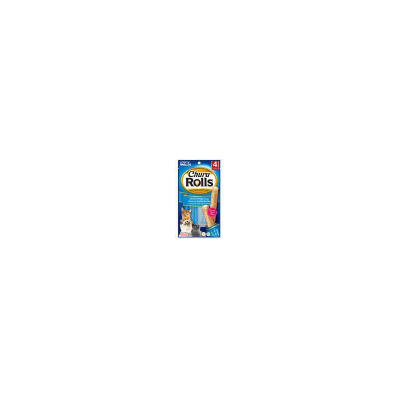 SNACK INABA CAT ROLLS 4P ATUN X 40 gr