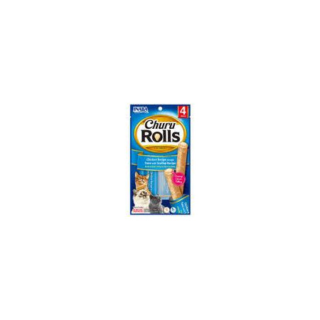 SNACK INABA CAT ROLLS 4P ATUN X 40 gr