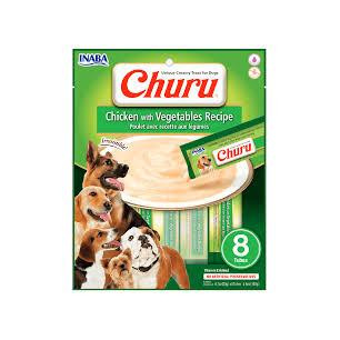 CHURU SNACK DOG POLLOVEGETALE 8UNDX160g