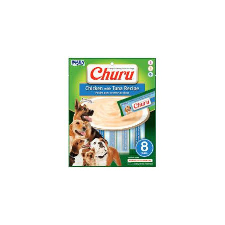 CHURU SNACK  DOG POLLOATUN 8UND160 gr