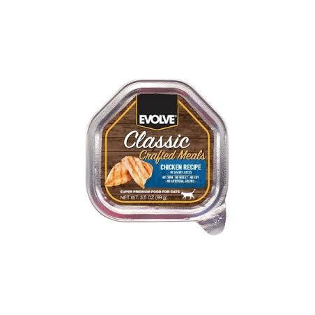 EVOLVE CAT BANDEJA POLLO X 3.5oz 99 gr