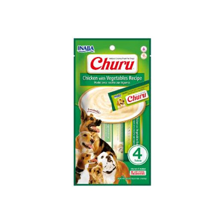 CHURU SNACK DOG POLLOVEGETALE 4UNDX 56g