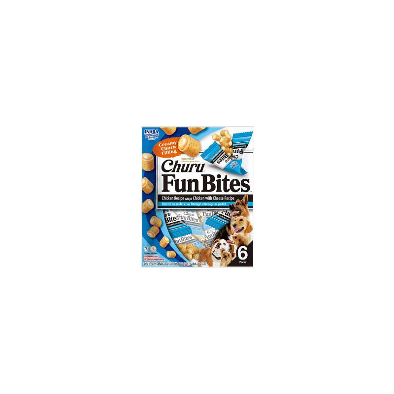 CHURU FUN BITES DOG POLLOQUESOX6UND22gr
