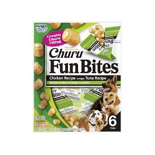 CHURU FUN BITES DOG POLLOATUNX6UND22gr