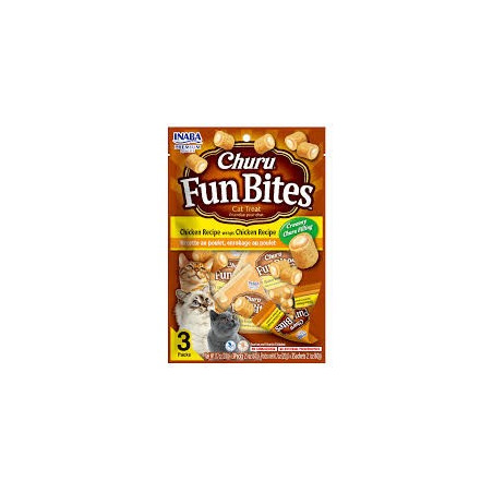 CHURU FUN BITES CAT POLLO X 3 UND 20gr