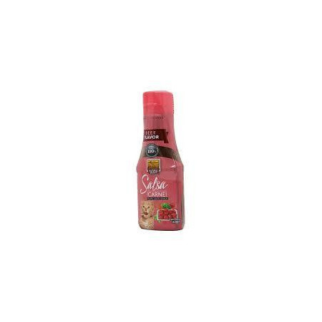 SALSA CASERA GATO SABOR CARNE 220 ml