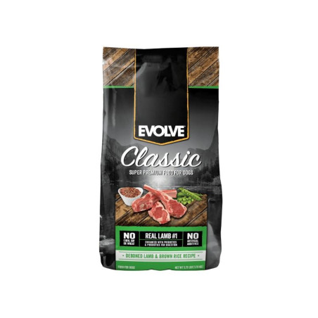 EVOLVE DOG ADULT LAMBRICE-CORDERO 28 Lb