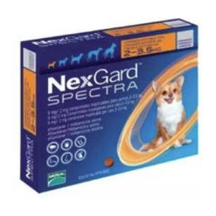 NEXGARD SPECTRA 2-3.5 KG NARANJA