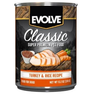 EVOLVE DOG LATA TURKEY13.2 oz 374 gr