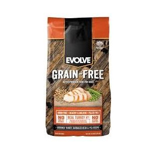 EVOLVE DOG GRAIN FREE TURKEY 4 Lb 2 kg