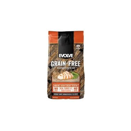 EVOLVE DOG GRAIN FREE TURKEY 4 Lb 2 kg