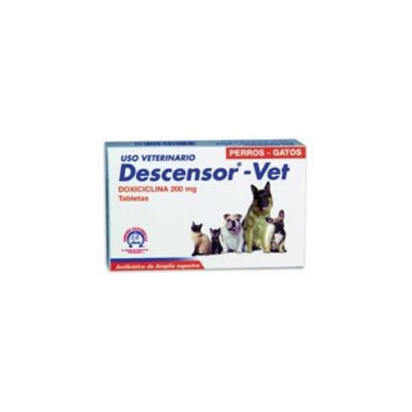 DESCENSOR VET 200 mg Caja X 30 Tab