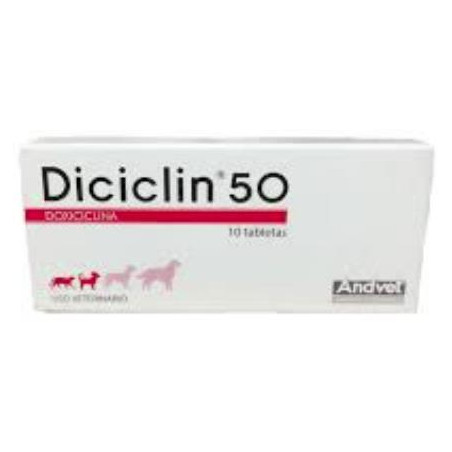 DICICLIN 50 CAJA X10 TABS