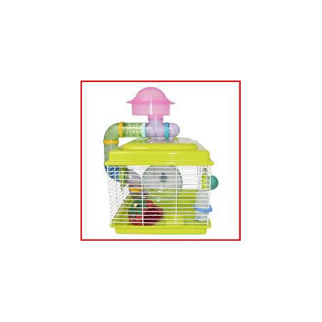 JAULA DE HAMSTER TUBERIA COMPLETA