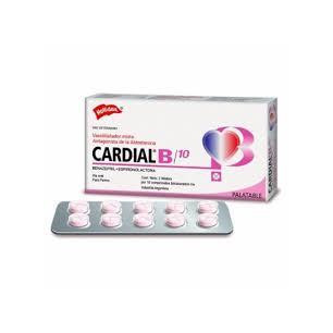 CARDIAL B 10MG CAJA X 20 tabletas