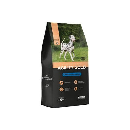 AGILITY GOLD GRANDES ADULTOS PIEL 3KG