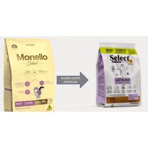 MONELLO SELECT GATO CASTRADO X 7 KG