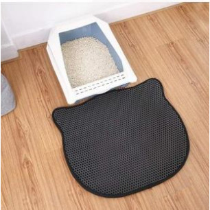 TAPETE DE FORMA DE GATO CAPA DOBLE T L