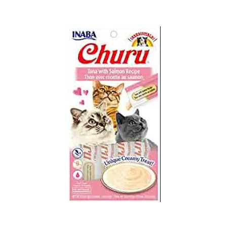 CHURU CAT SNACK ATUN Y SALMON X4 56 gr