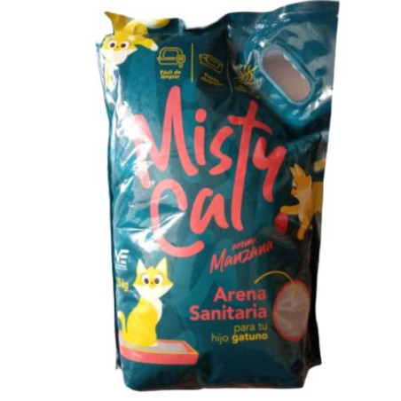 ARENA MISTY CAT MANZANA X 4.5 KILOS