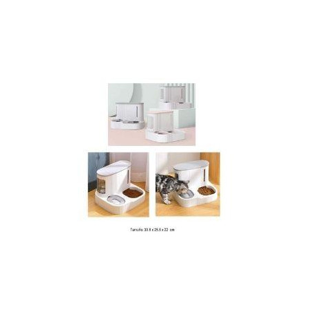DISPENSADOR DE AGUA Y COMIDA TOWER