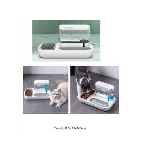 DISPENSADOR DE AGUA CON COMEDERO TANK