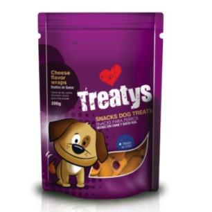 SNACK TREATYS CHEESE FLAVOR WRAPS X UND