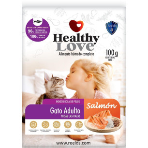 HEALTHY LOVE GATO ADUL SALM X 100 gr