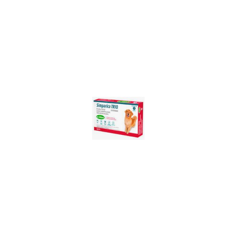 SIMPARICA TRIO 48 Mg 20-40 kg X1 TABLETA