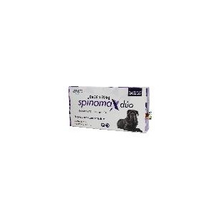 ANTIPULGAS SPINOMAX DUO X 36 A 70  kg CAJA POR 4 TABLETAS