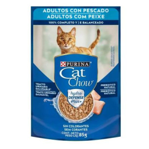 CAT CHOW POUCH ADULTO PESCADO X 85g