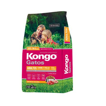 KONGO GATO ADULTO CARNEPOLLO X 1 kg