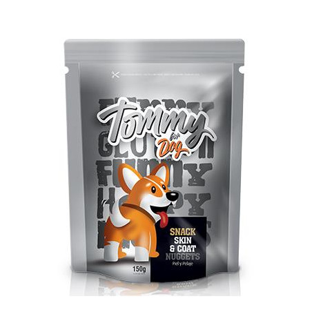 SNACK TOMMY DOG SKIN  COAT X 150 gr
