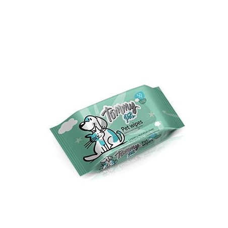 PAÑITOS HUMEDOS TOMMY PETS  X 100 ud