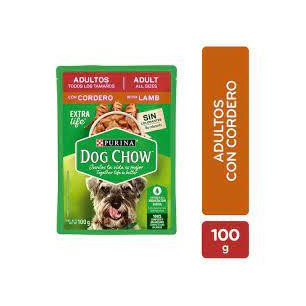 DOG CHOW POUCH ADULTO CORDEROX 100 gr