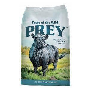 TASTE OF THE WILD PREY ANGU BEEF DOG25LB