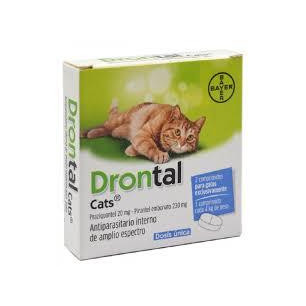 DRONTAL GATOS Caja X 2 Tabletas