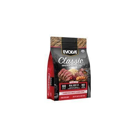 EVOLVE DOG CLASIC CARNE-BEEF 28 LB