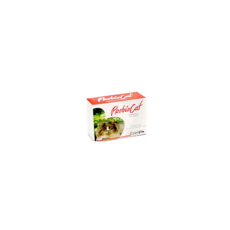 PROBIOCAT CAJA * 10 SOBRES Basic Farm  x 1 Combinación de probióticos y prebióticos para gatos, ideal para el control de patologías entéricas y el fortalecimiento del sistema digestivo e inmunológico. Favorece la salud intestinal y fortalece e