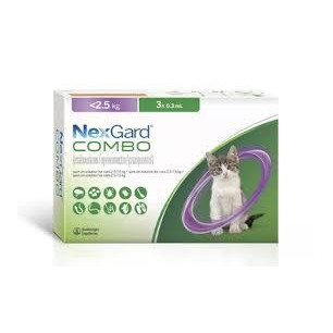 NEXGARD COMBO SPOT-ON GATOS 2.5 KG MORAD
