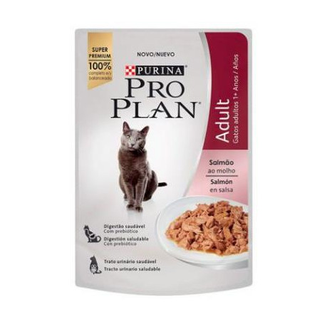 PROPLAN POUCH GATO ADULTO SALMON X 85 gr