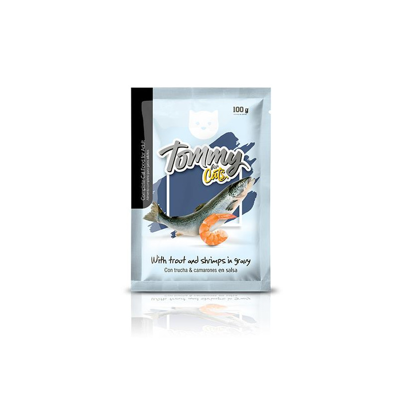 POUCH TOMMY GATO TRUCHACAMARON X 100 gr