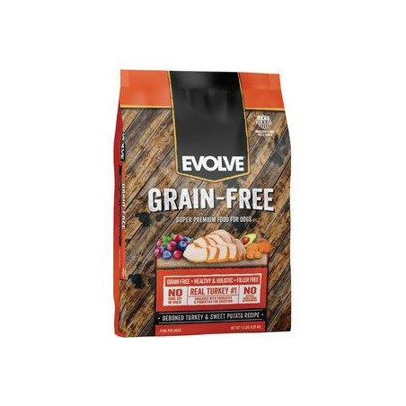 EVOLVE DOG GRAIN FREE TURKEY 26Lb