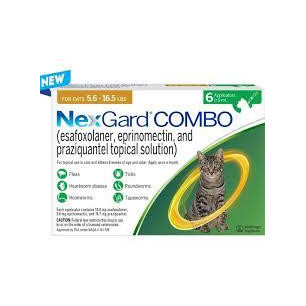 NEXGARD COMBO SPOT-ON GATOS 2.5-7.5kgAMA