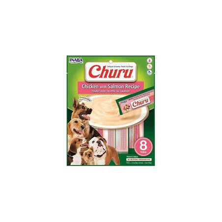 CHURU SNACK DOG POLLOSALMO 8UND X 20 gr