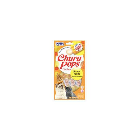 CHURU SNACK CAT POPS 4P POLLO X 60gr