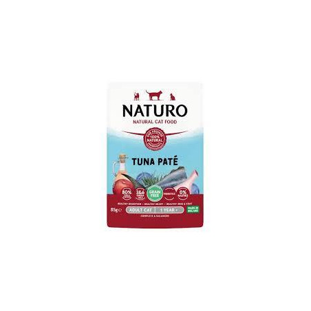 POUCH NATURO CAT ADUL TUNA PATE X 85gr